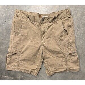 Carhartt 101563-253 Relaxed Fit Cargo Shorts Men’s Khaki Cotton Blend Size 38×9